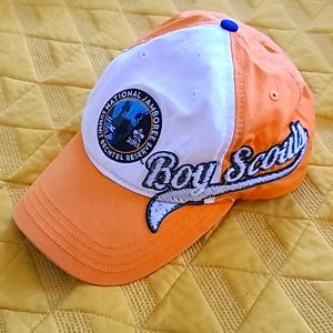 Boy Scouts of America National Jamboree 2013 hat orange/white Summit Bechtel men